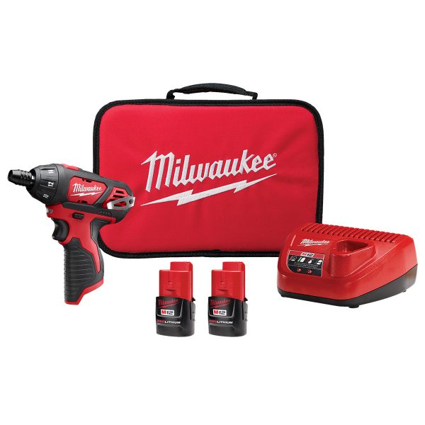 Milwaukee Atornillador Inalámbrico Hexagonal M12 De 4 1-2.Incluye 2 Baterías y Cargador. MW240122
